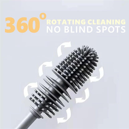 Ultra-Hygienic Silicone Bottle Brush