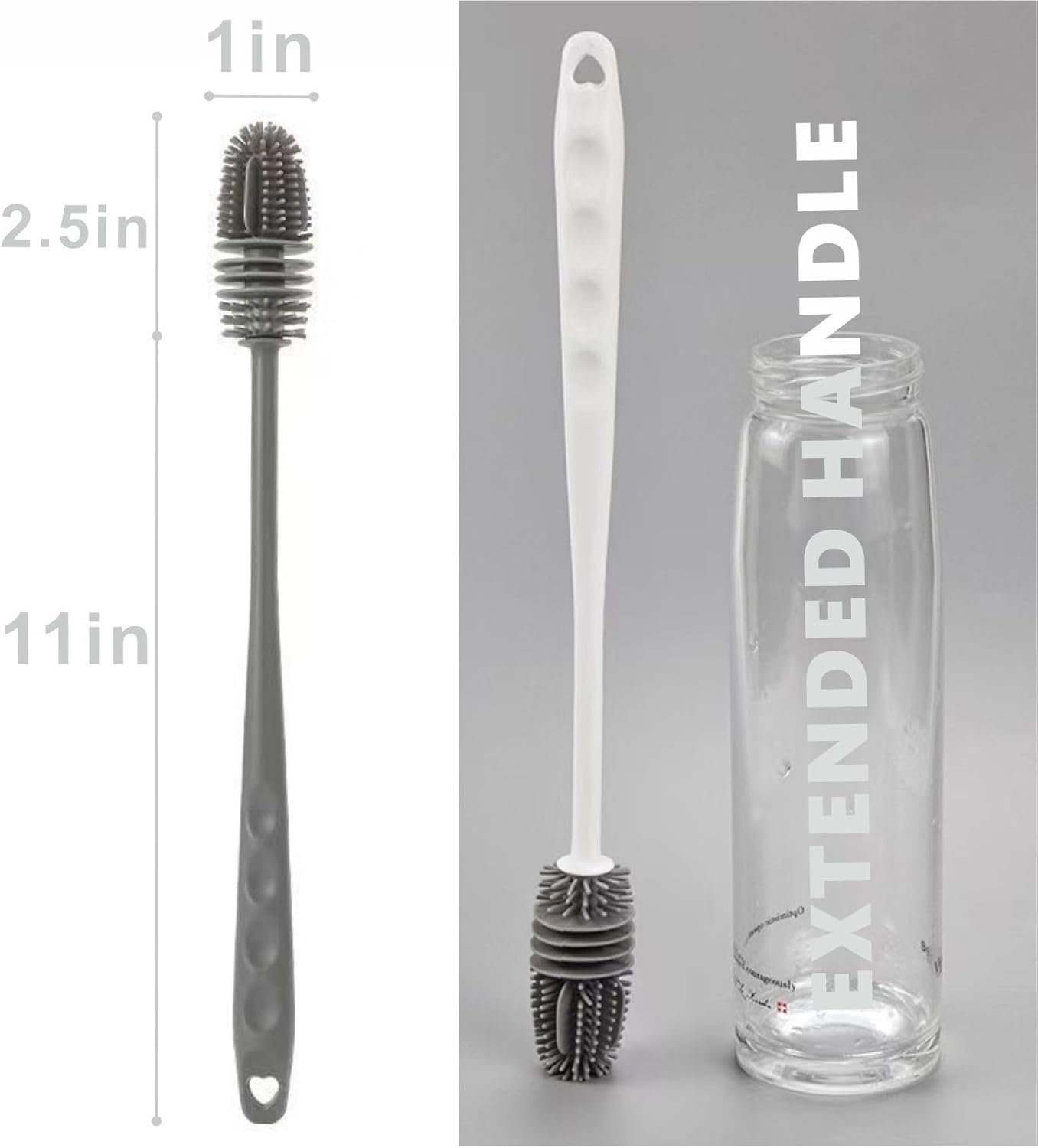 Ultra-Hygienic Silicone Bottle Brush