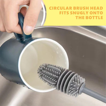 Ultra-Hygienic Silicone Bottle Brush