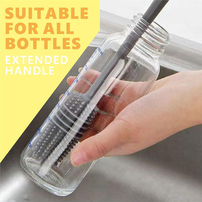 Ultra-Hygienic Silicone Bottle Brush