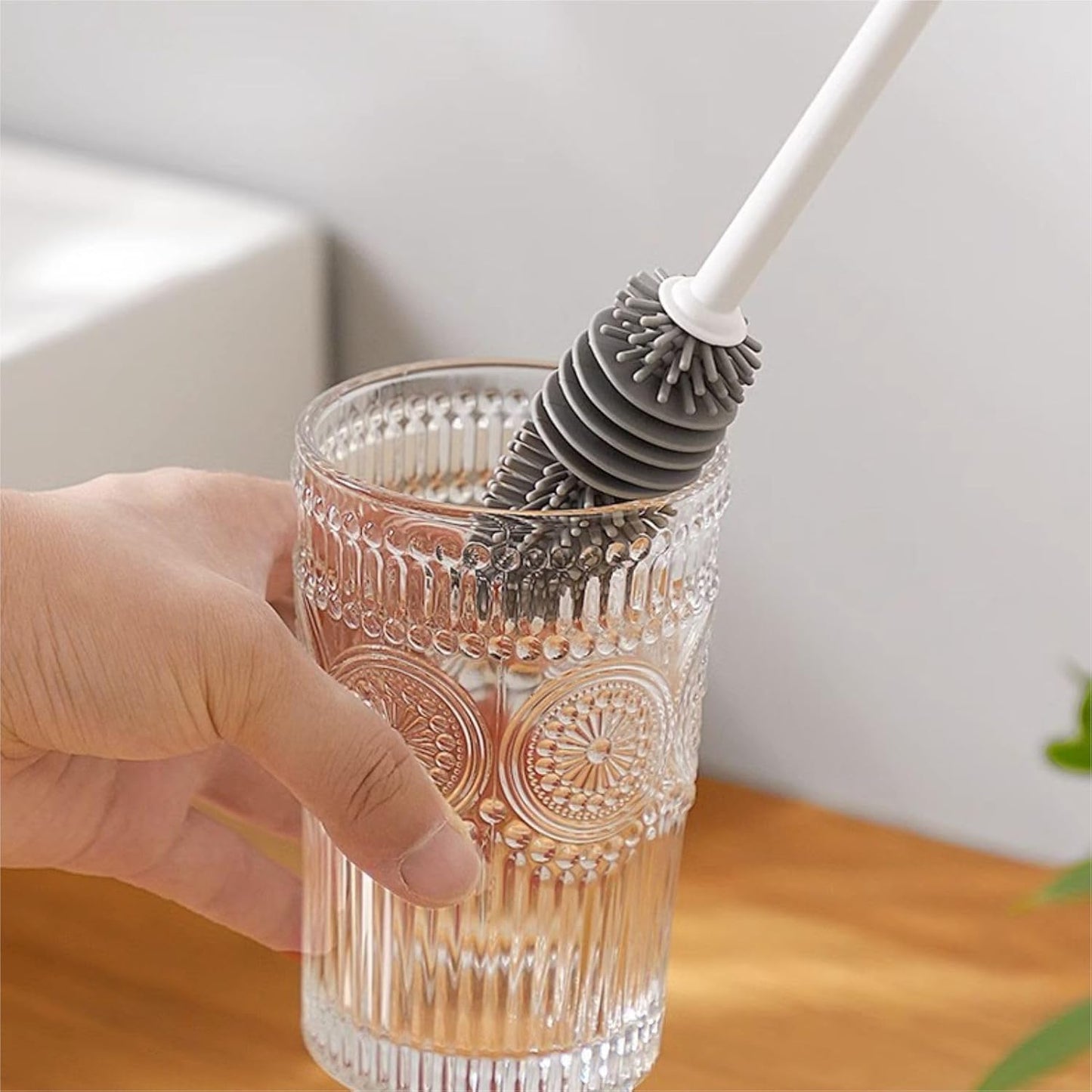 Ultra-Hygienic Silicone Bottle Brush